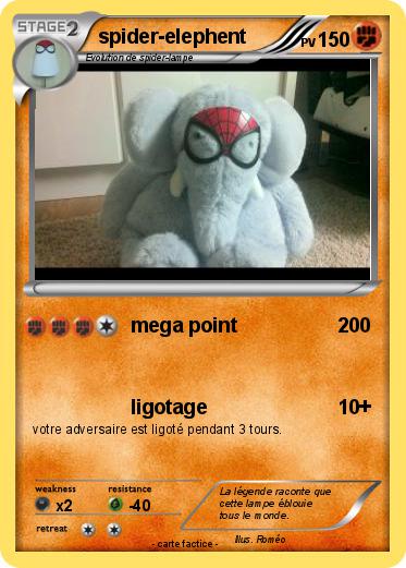 Pokemon spider-elephent