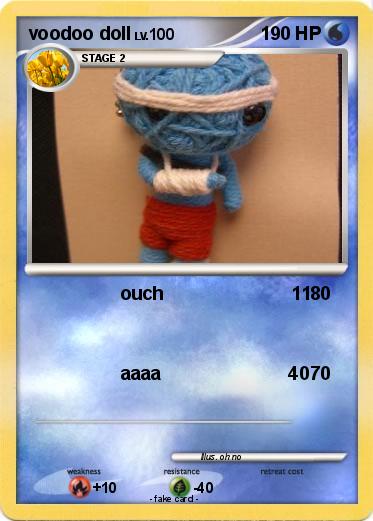 Pokemon voodoo doll