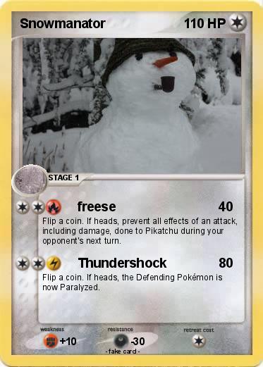 Pokemon Snowmanator