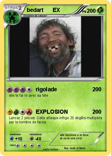 Pokemon bedart      EX