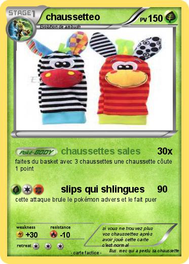 Pokemon chaussetteo