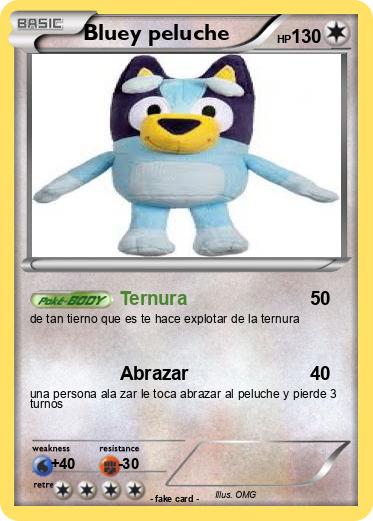 Pokemon Bluey peluche