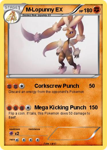 Pokemon M-Lopunny EX
