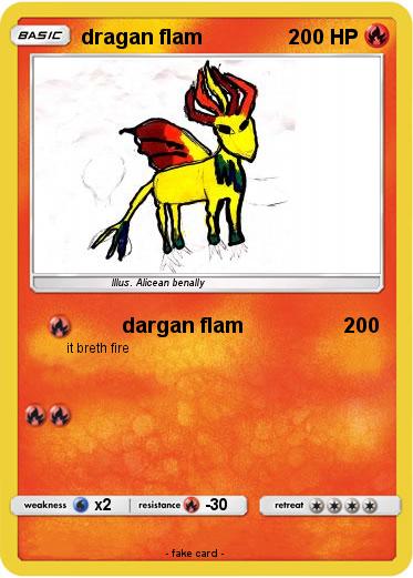 Pokemon dragan flam