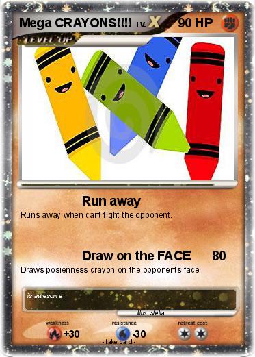 Pokemon Mega CRAYONS!!!!