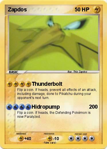Pokemon Zapdos