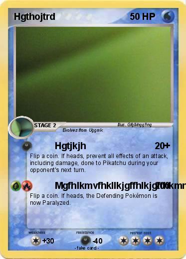 Pokemon Hgthojtrd