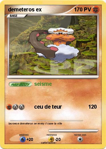 Pokemon demeteros ex