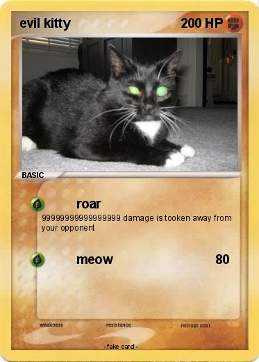 Pokemon evil kitty