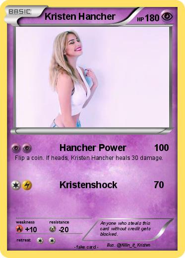 Pokemon Kristen Hancher