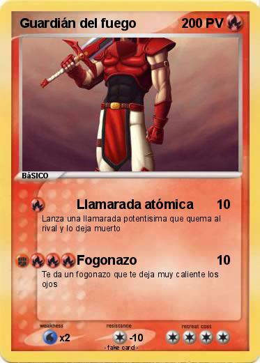 Pokemon Guardián del fuego