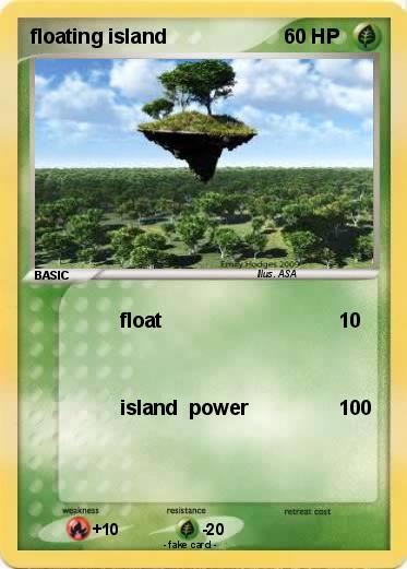 Pokemon floating island