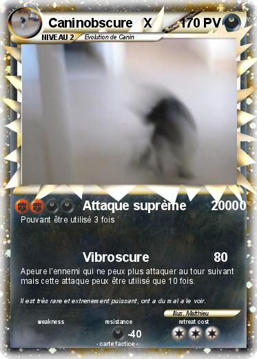 Pokemon Caninobscure   X