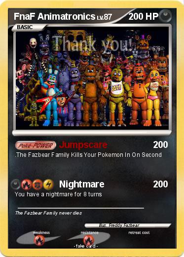 Pokemon FnaF Animatronics