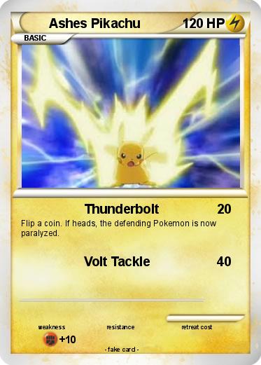 Pokemon Ashes Pikachu
