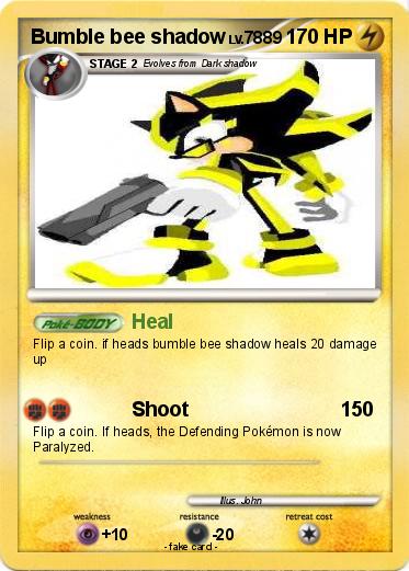 Pokemon Bumble bee shadow