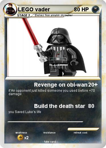 Pokemon LEGO vader