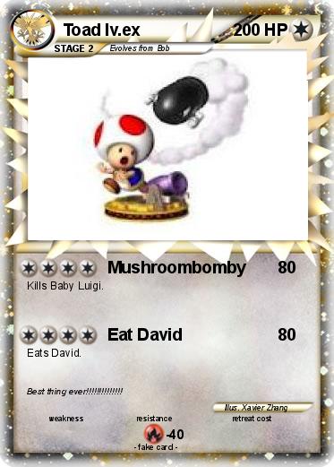 Pokemon Toad lv.ex