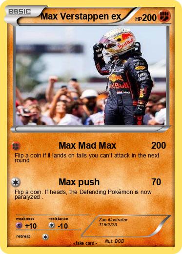 Pokemon Max Verstappen ex