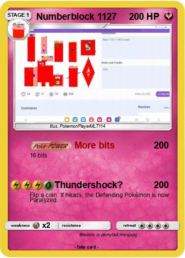 Pokemon Numberblock 1127