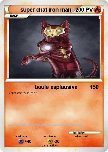 Pokemon super chat iron man