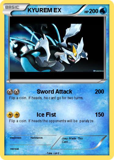 Pokemon KYUREM EX