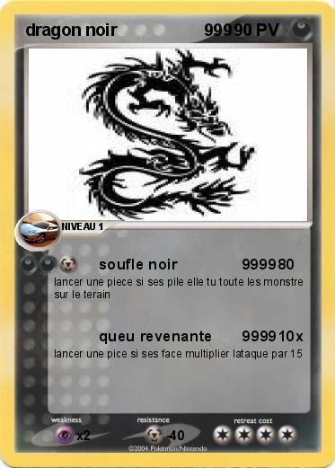 Pokemon dragon noir                   999