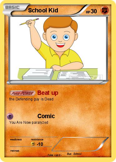 Pokemon School Kid