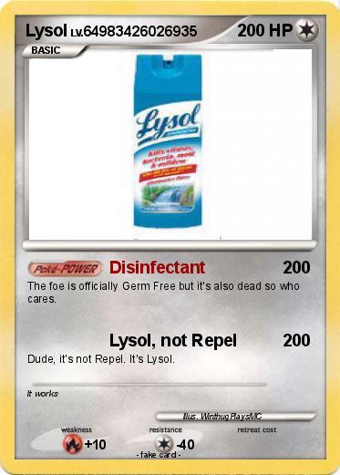 Pokemon Lysol