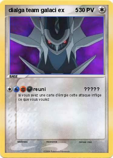 Pokemon dialga team galaci ex       5