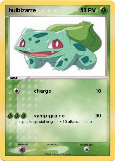 Pokemon bulbizarre