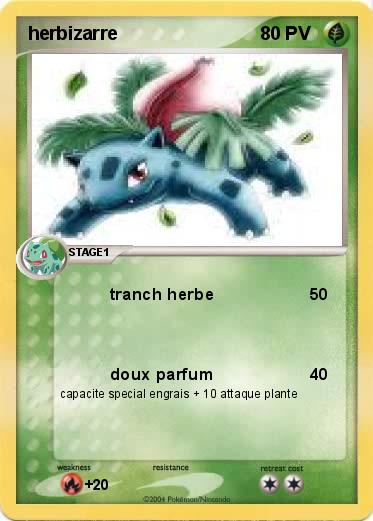 Pokemon herbizarre