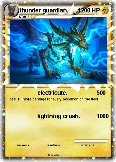 Pokemon thunder guardian.      1