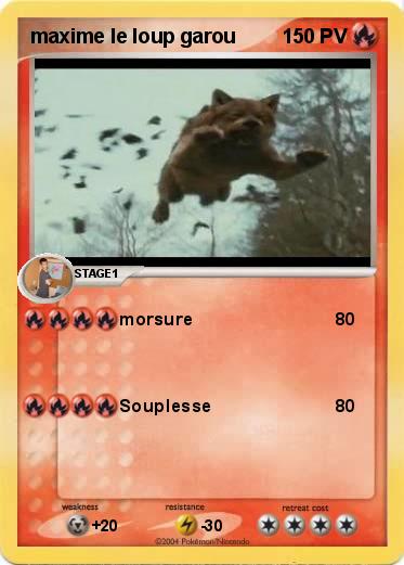 Pokemon maxime le loup garou