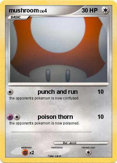 Pokemon mushroom