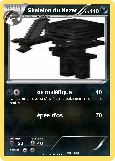 Pokemon Skeleton du Nezer