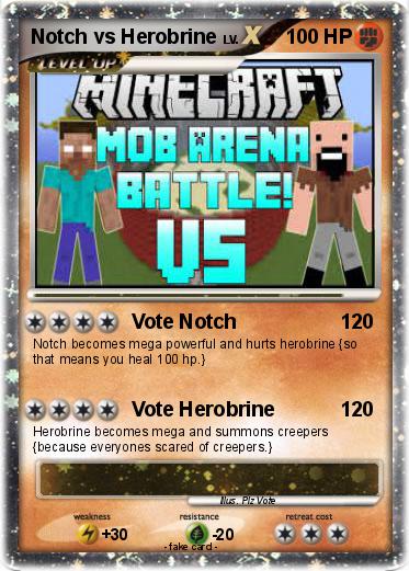 Pokemon Notch vs Herobrine