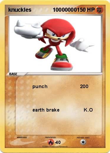 Pokemon knuckles              10000000 