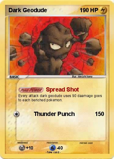 Pokemon Dark Geodude