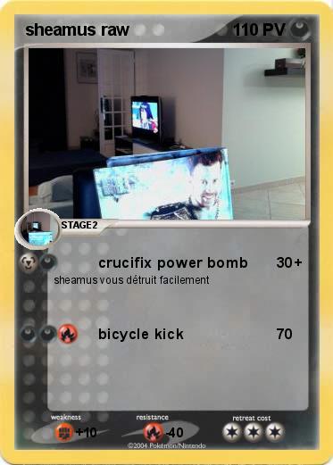 Pokemon sheamus raw