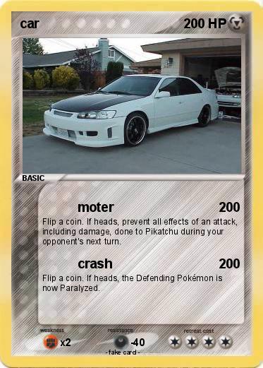 Pokemon car