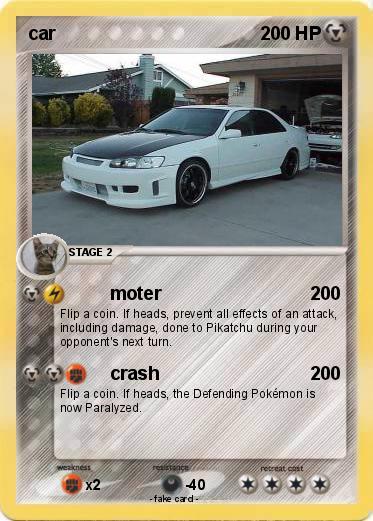 Pokemon car