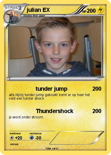 Pokemon julian EX