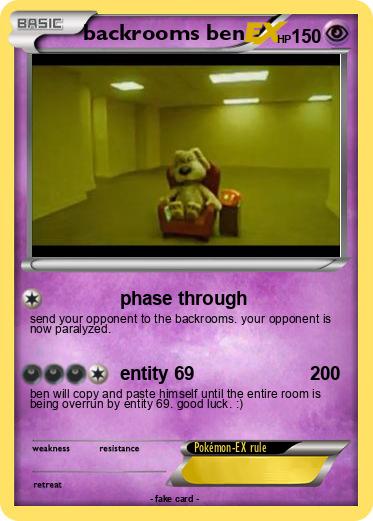 Pokemon backrooms ben