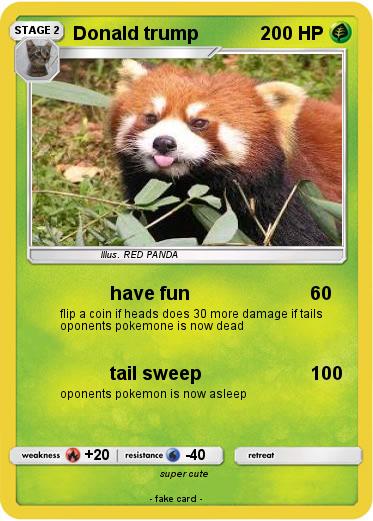 Pokemon Donald trump