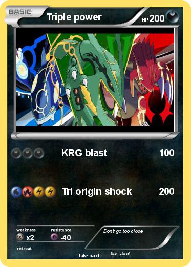Pokemon Triple power