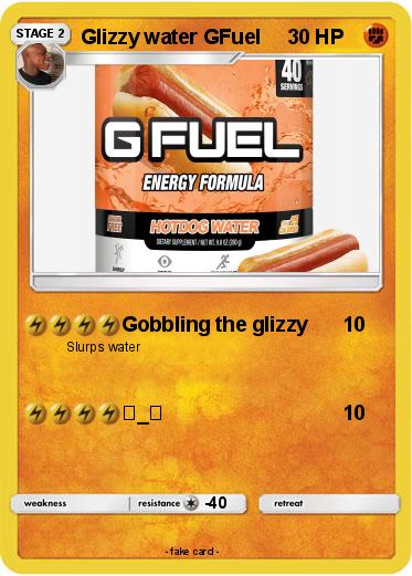 Pokemon Glizzy water GFuel