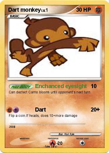 Pokemon Dart monkey