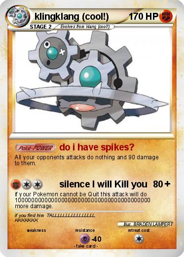 Pokemon klingklang (cool!)