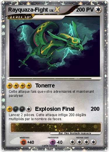 Pokemon Rayquaza-Fight